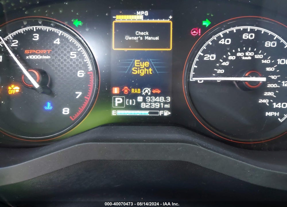 2019 SUBARU FORESTER SPORT VIN: JF2SKAKCXKH428809