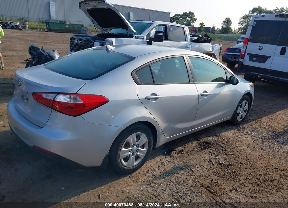 2016 KIA FORTE LX VIN: KNAFK4A67G5510919