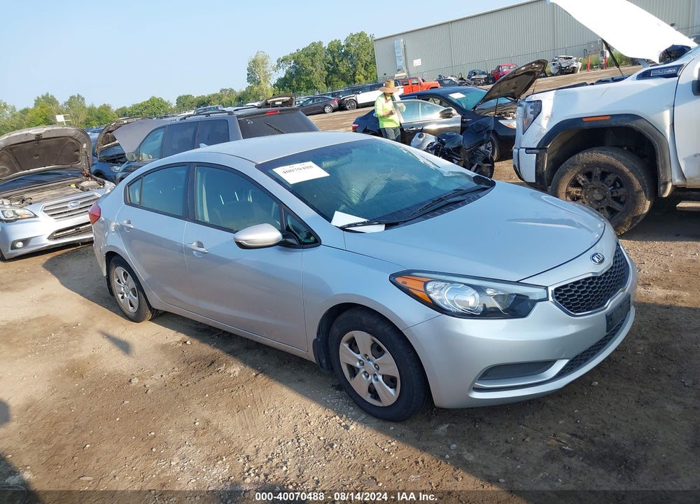 2016 KIA FORTE LX VIN: KNAFK4A67G5510919