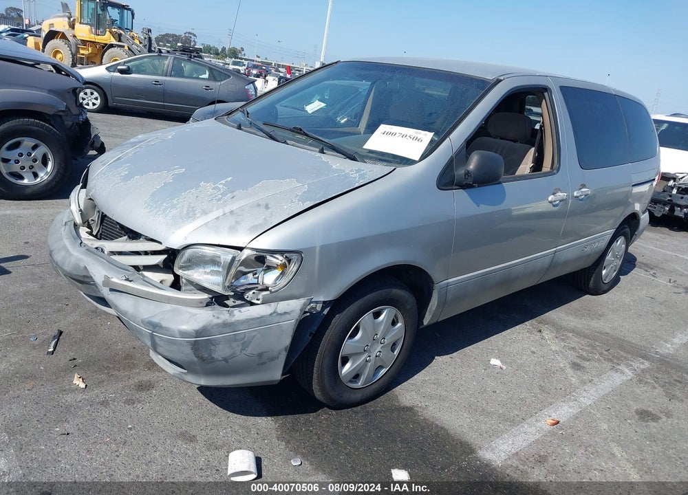 2001 TOYOTA SIENNA CE VIN: 4T3ZF19C91U378582