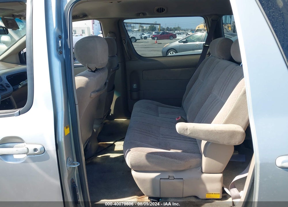 2001 TOYOTA SIENNA CE VIN: 4T3ZF19C91U378582