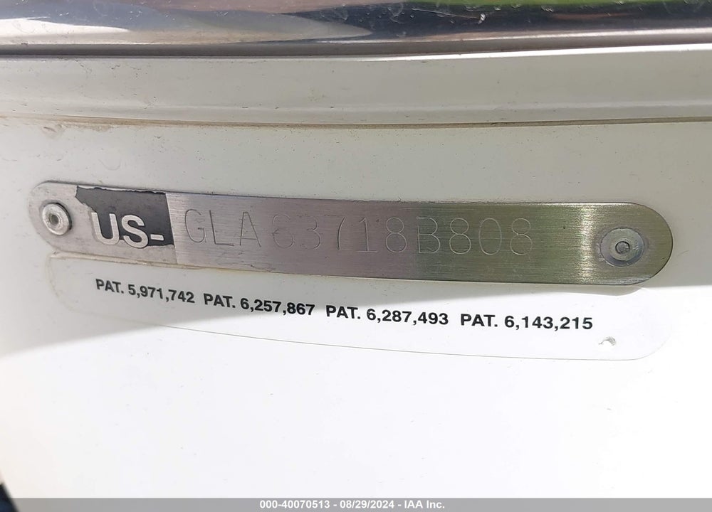 2008 GLASTRON GT 185 VIN: GLA63718B808