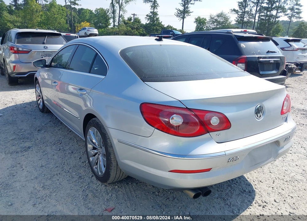 2011 VOLKSWAGEN CC SPORT VIN: WVWMN7ANXBE732597