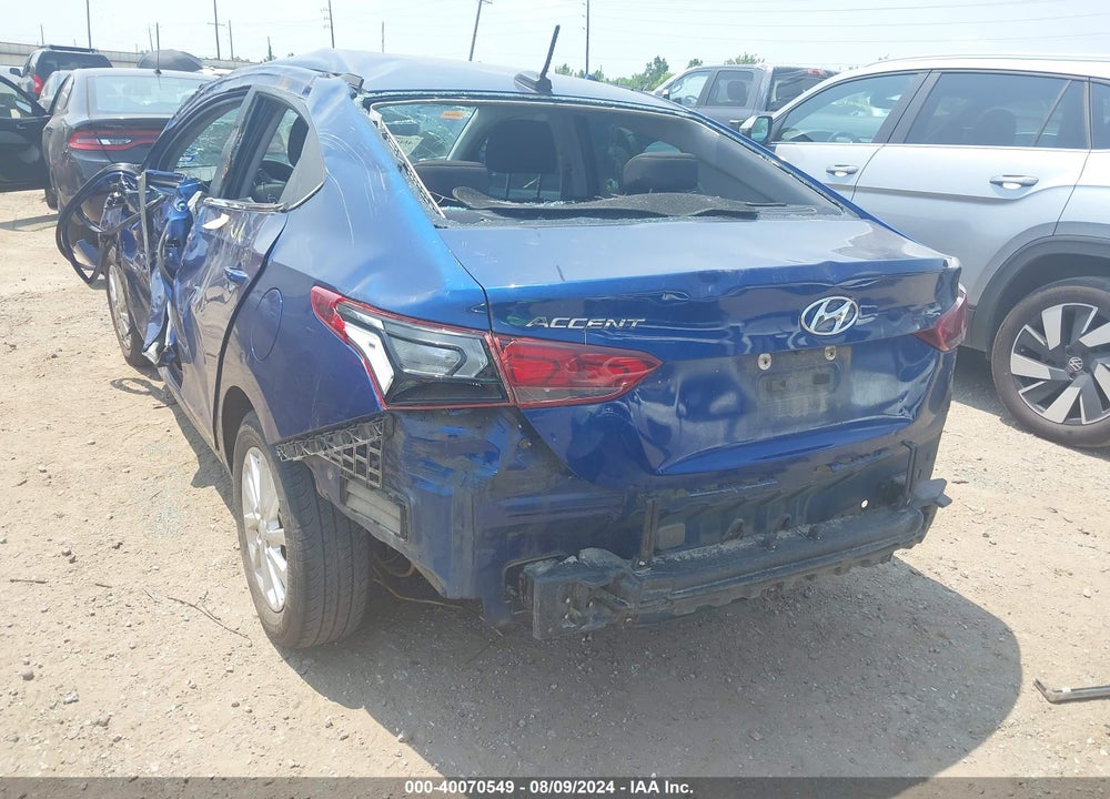 2021 HYUNDAI ACCENT SEL VIN: 3KPC24A68ME147083