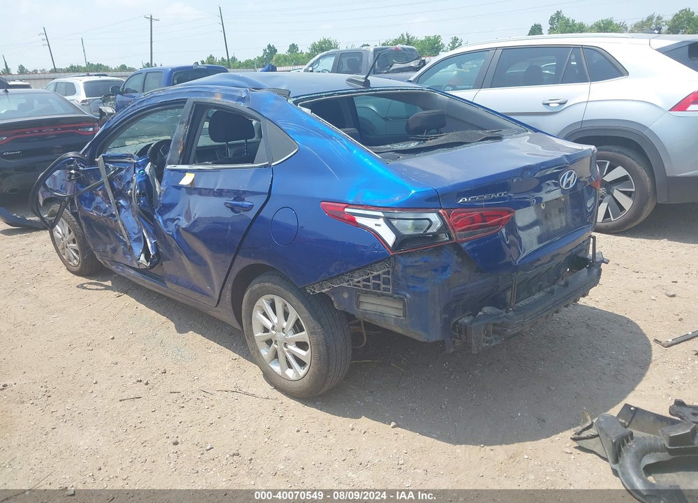 2021 HYUNDAI ACCENT SEL VIN: 3KPC24A68ME147083