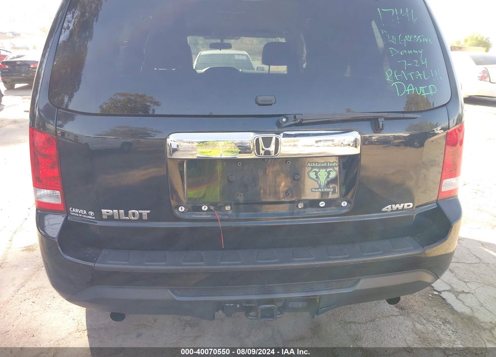 2013 HONDA PILOT LX VIN: 5FNYF4H25DB020962