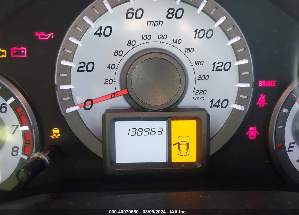 2013 HONDA PILOT LX VIN: 5FNYF4H25DB020962