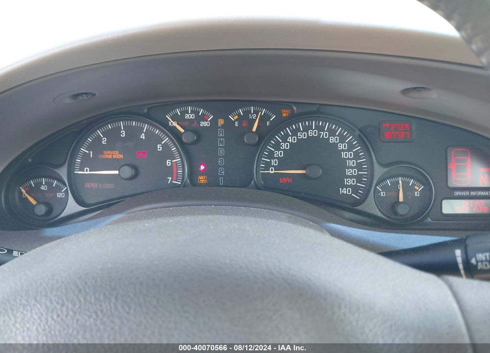 2000 PONTIAC BONNEVILLE SSEI VIN: 1G2HZ5413Y4287190