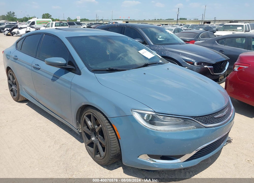 2015 CHRYSLER 200 S VIN: 1C3CCCBG9FN662899