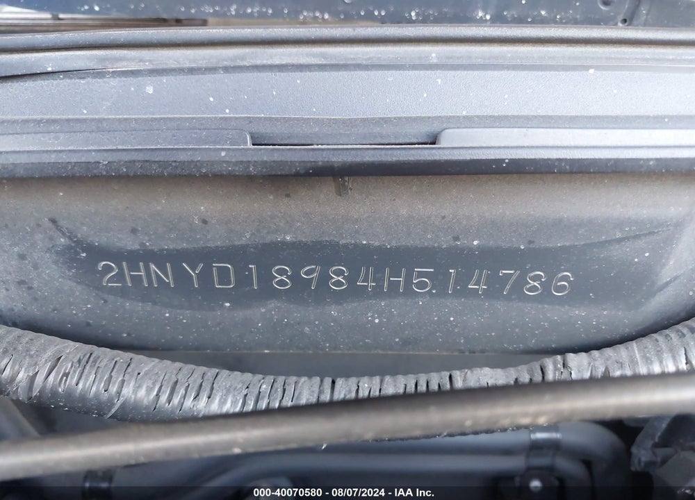2004 ACURA MDX VIN: 2HNYD18984H514786