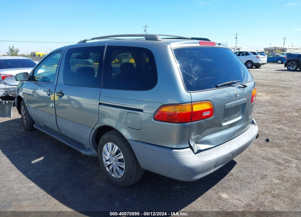 2000 TOYOTA SIENNA LE VIN: 4T3ZF13C1YU283971
