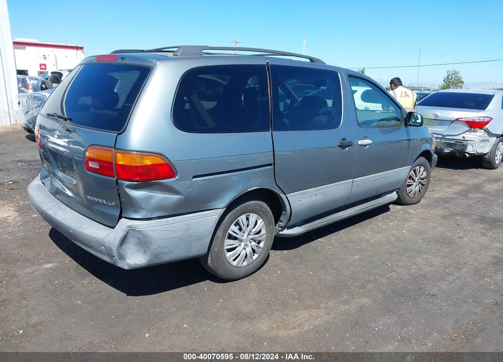 2000 TOYOTA SIENNA LE VIN: 4T3ZF13C1YU283971
