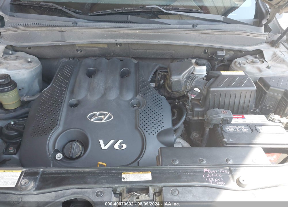 2008 HYUNDAI SANTA FE GLS VIN: 5NMSG13D78H172563
