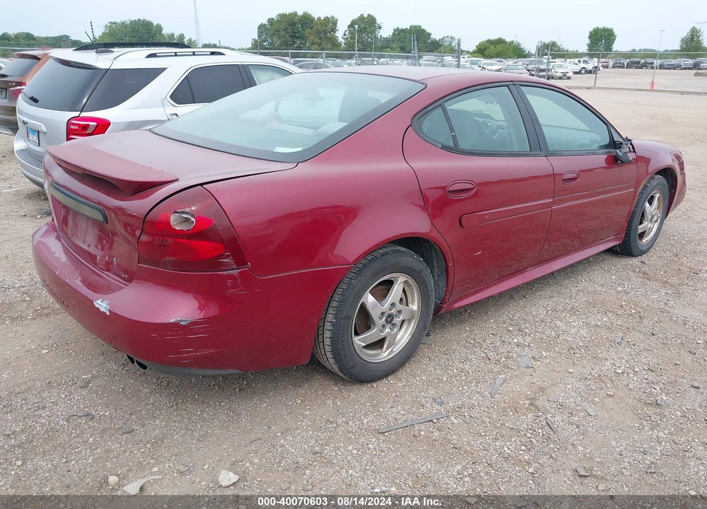 2004 PONTIAC GRAND PRIX GT2 VIN: 2G2WS522741374202
