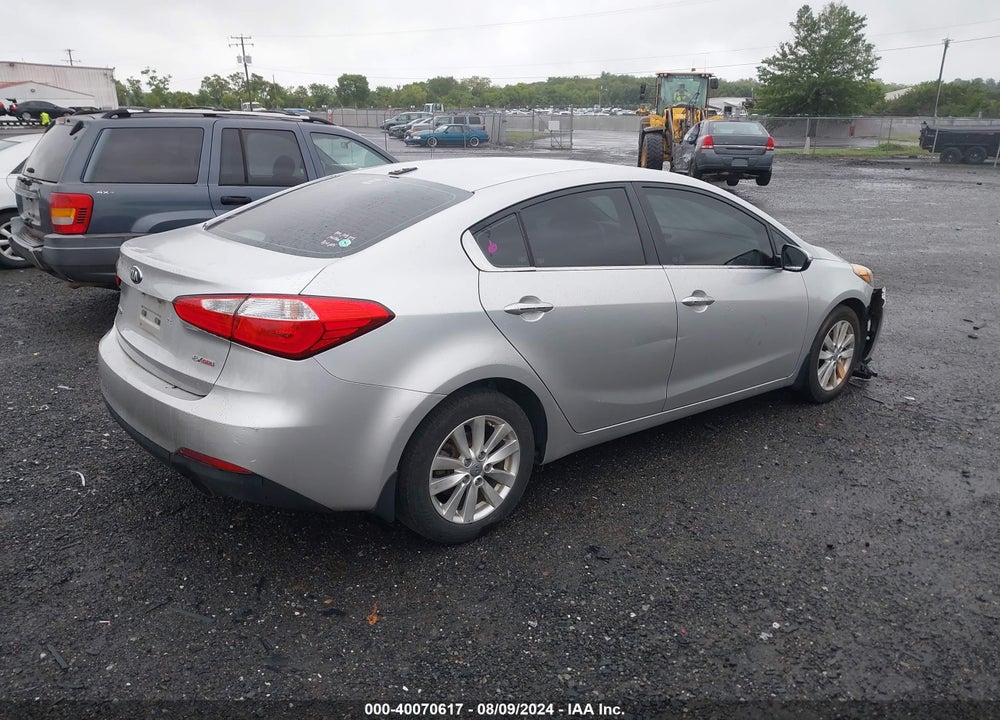 2014 KIA FORTE EX VIN: KNAFX4A87E5106082