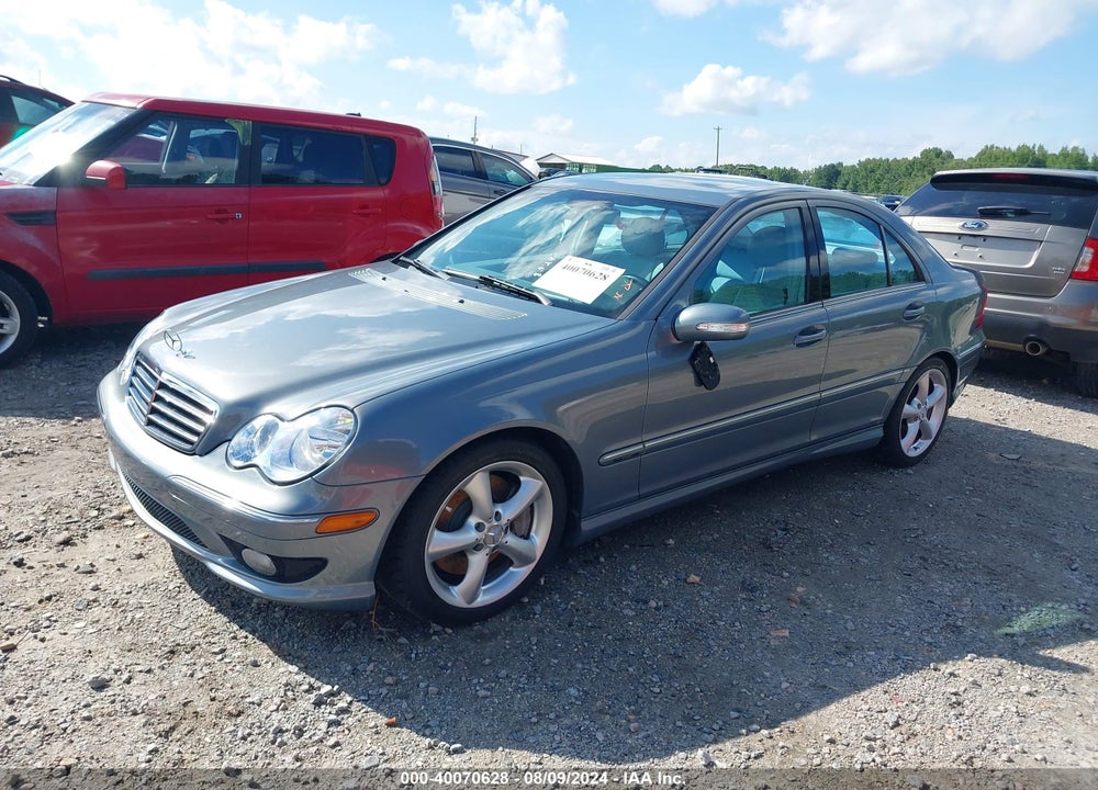 2005 MERCEDES-BENZ C 230 KOMPRESSOR SPORT VIN: WDBRF40J75F573793
