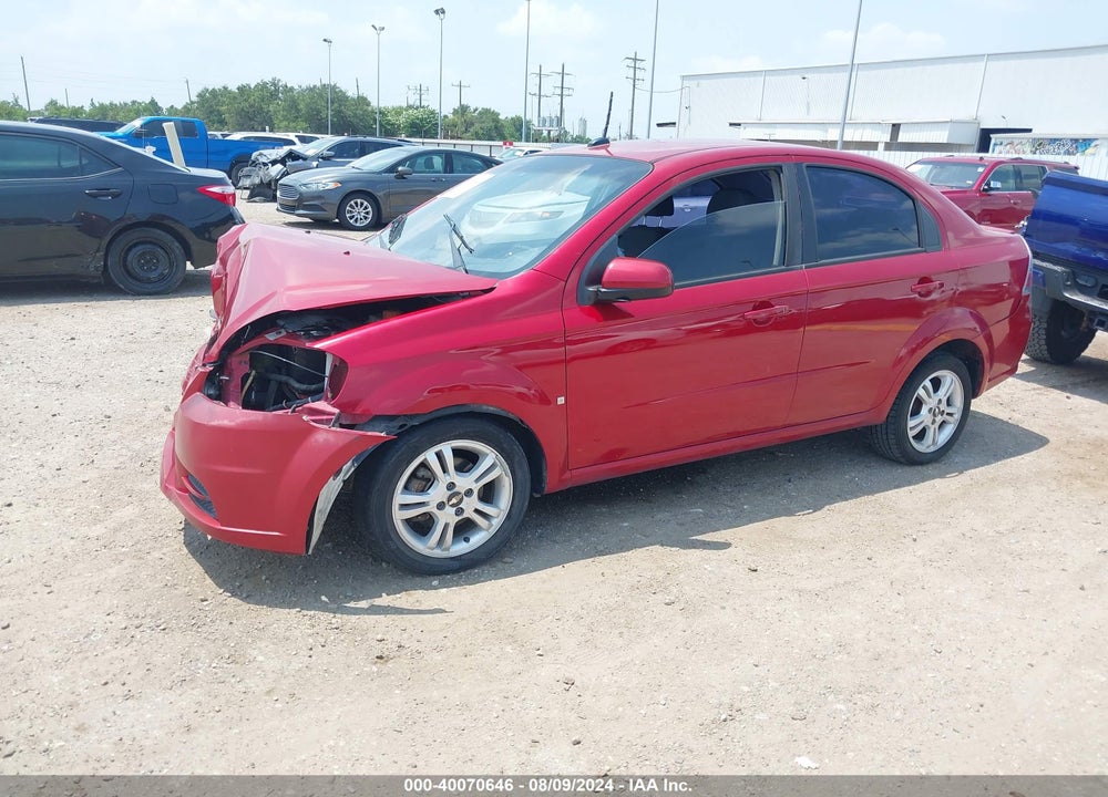 2009 CHEVROLET AVEO VIN: KL1TD56E69B628493
