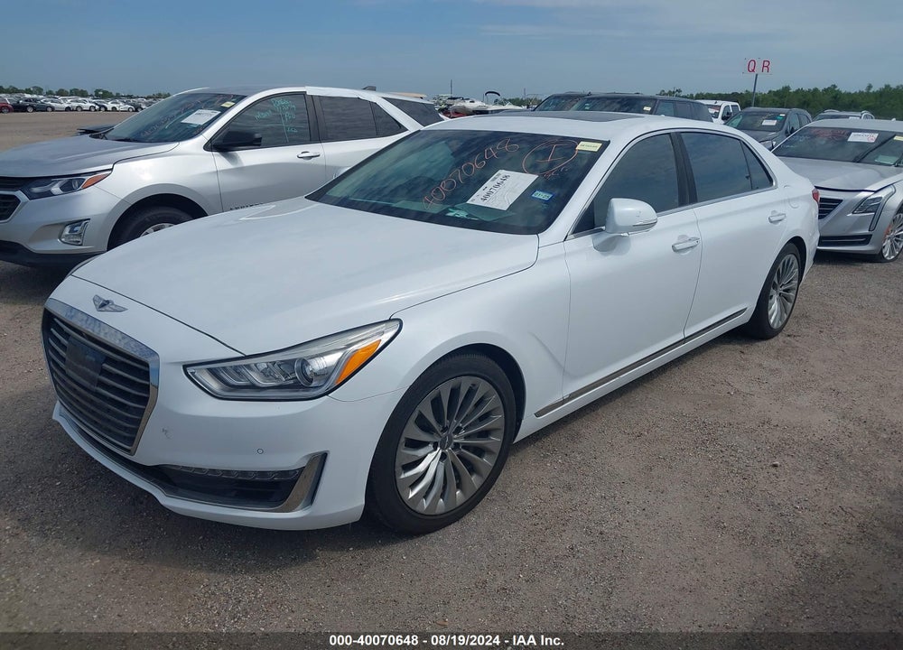 2018 GENESIS G90 3.3T PREMIUM VIN: KMHG34JA8JU047576