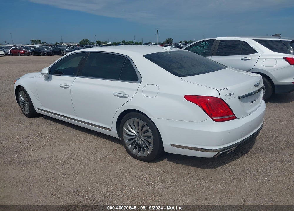 2018 GENESIS G90 3.3T PREMIUM VIN: KMHG34JA8JU047576
