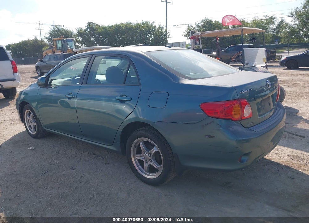 2009 TOYOTA COROLLA XLE VIN: 1NXBU40E89Z011216