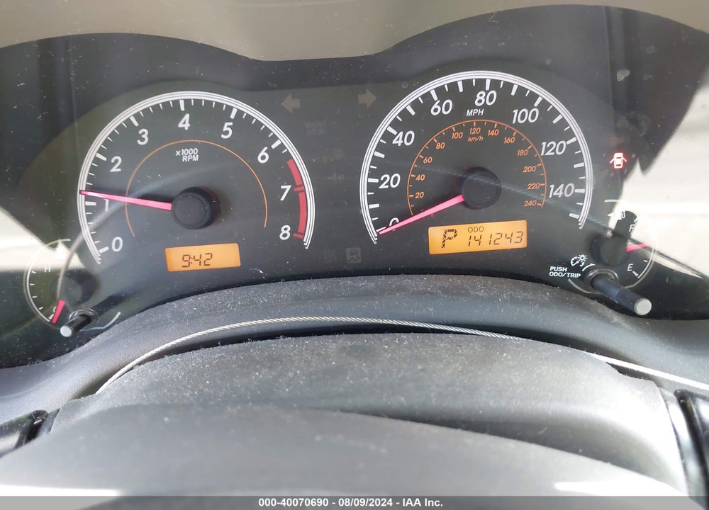 2009 TOYOTA COROLLA XLE VIN: 1NXBU40E89Z011216