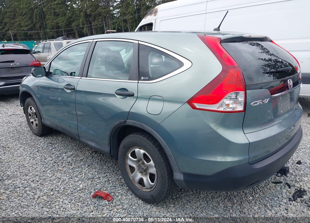 2012 HONDA CR-V LX VIN: 2HKRM4H39CH622802