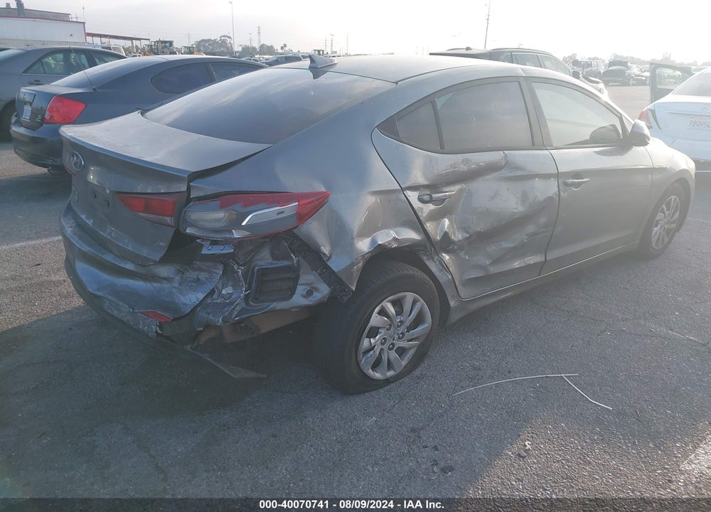 2017 HYUNDAI ELANTRA SE VIN: KMHD74LF6HU092686