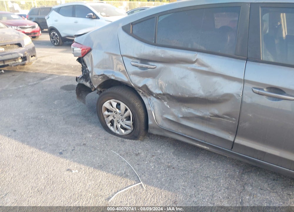 2017 HYUNDAI ELANTRA SE VIN: KMHD74LF6HU092686