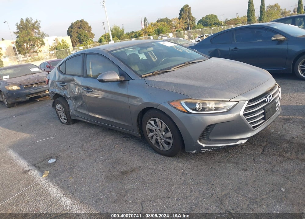 2017 HYUNDAI ELANTRA SE VIN: KMHD74LF6HU092686