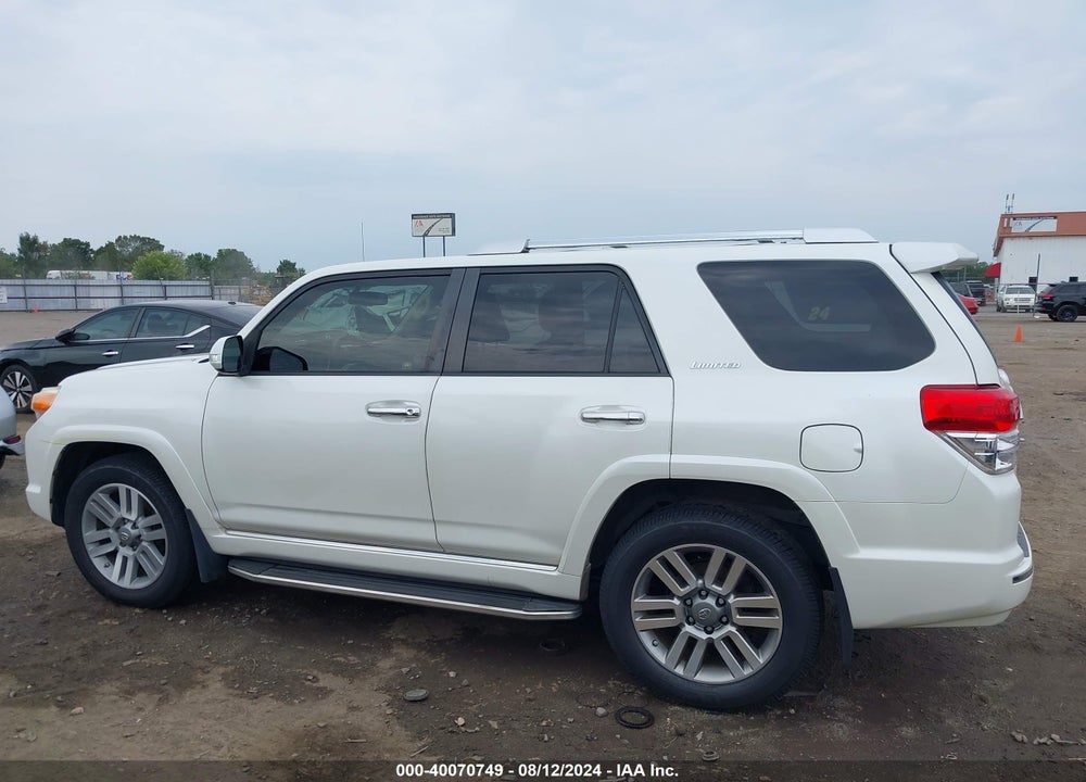 2012 TOYOTA 4RUNNER LIMITED VIN: JTEBU5JR8C5105136