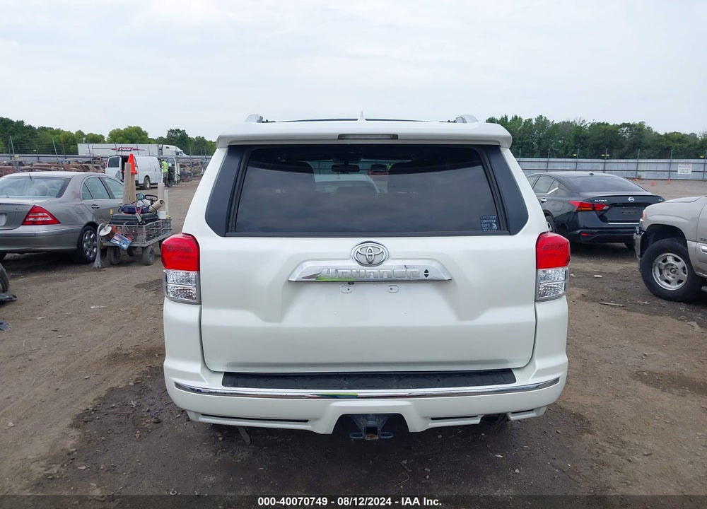 2012 TOYOTA 4RUNNER LIMITED VIN: JTEBU5JR8C5105136