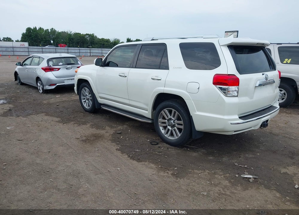 2012 TOYOTA 4RUNNER LIMITED VIN: JTEBU5JR8C5105136