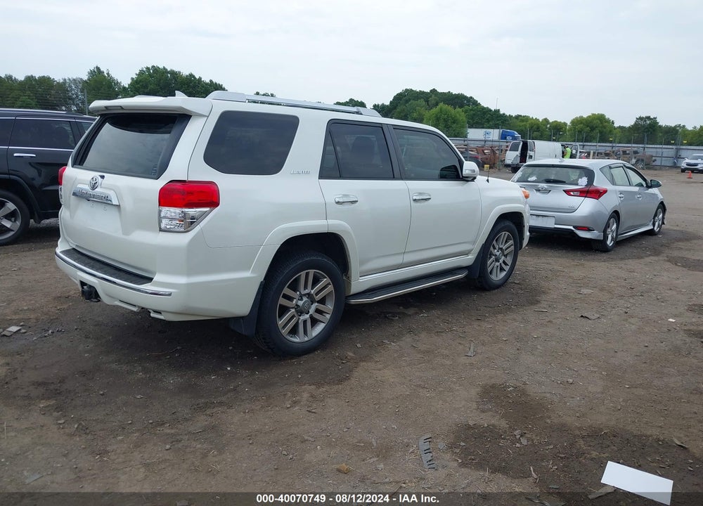 2012 TOYOTA 4RUNNER LIMITED VIN: JTEBU5JR8C5105136