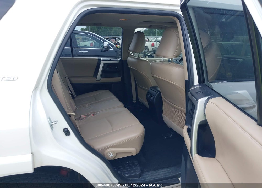 2012 TOYOTA 4RUNNER LIMITED VIN: JTEBU5JR8C5105136
