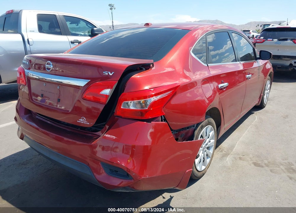 2016 NISSAN SENTRA SV VIN: 3N1AB7AP5GL666385