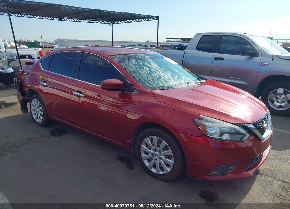 2016 NISSAN SENTRA SV VIN: 3N1AB7AP5GL666385