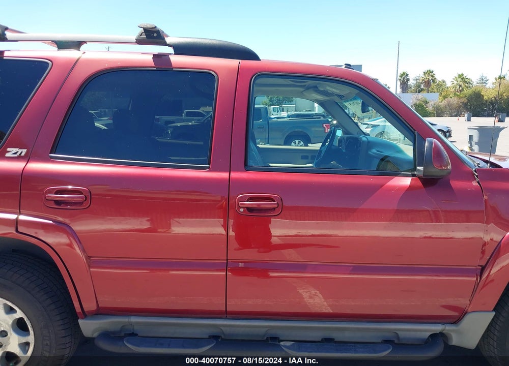 2003 CHEVROLET TAHOE Z71 VIN: 1GNEK13Z03R206975