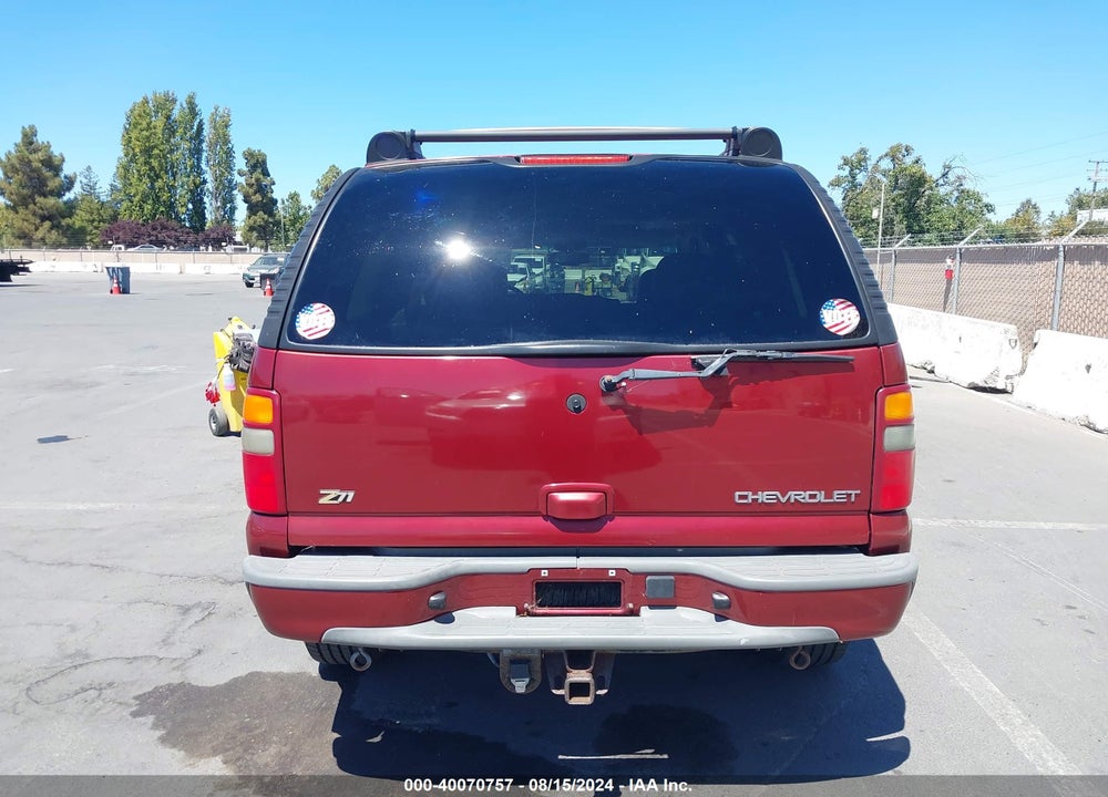 2003 CHEVROLET TAHOE Z71 VIN: 1GNEK13Z03R206975