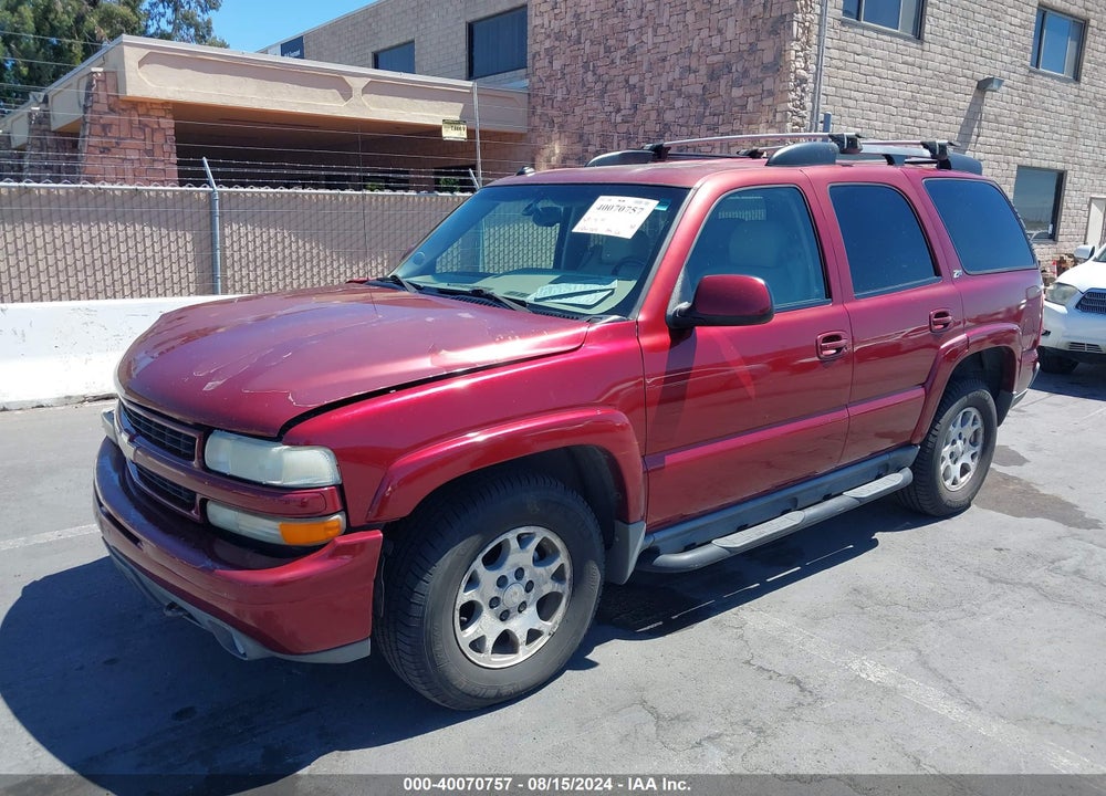 2003 CHEVROLET TAHOE Z71 VIN: 1GNEK13Z03R206975