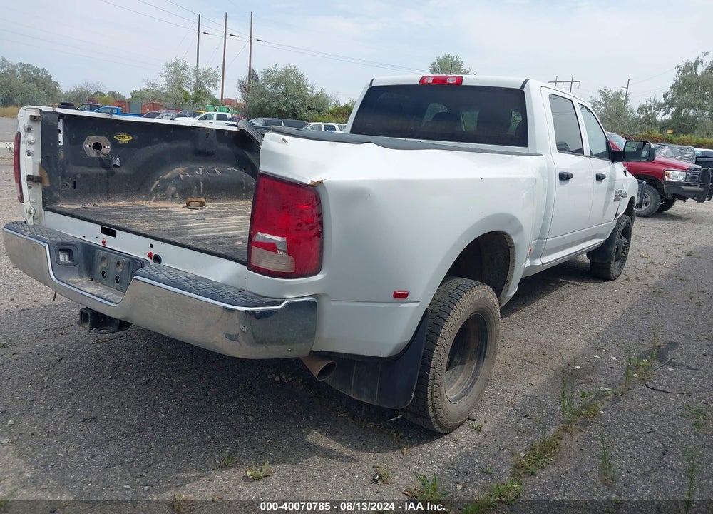 2018 RAM 3500 TRADESMAN  4X4 8' BOX VIN: 3C63RRGL3JG407564