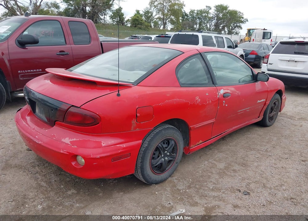 2001 PONTIAC SUNFIRE VIN: 1G2JB124917352270