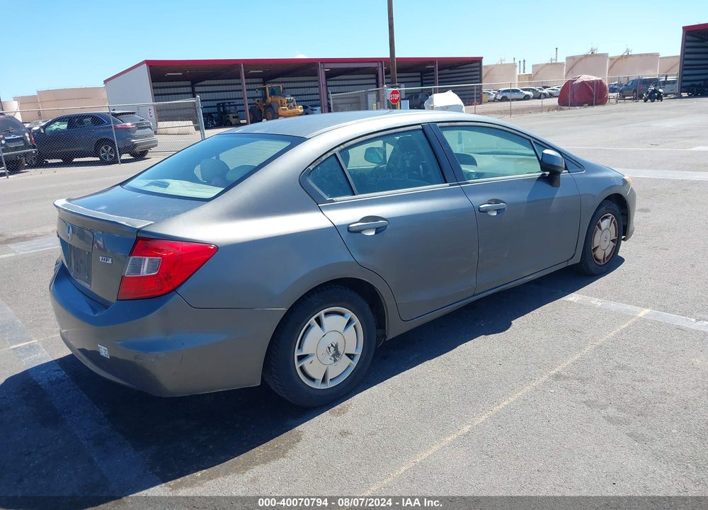 2012 HONDA CIVIC HF VIN: 2HGFB2F66CH546170
