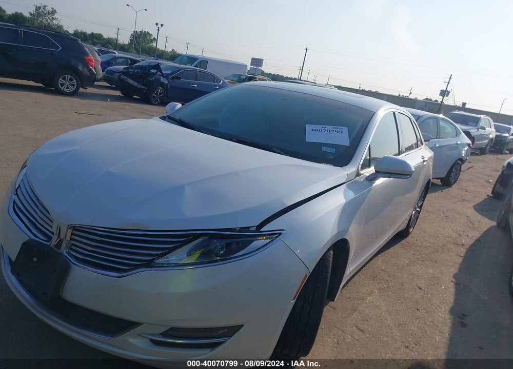 2016 LINCOLN MKZ VIN: 3LN6L2G91GR626177