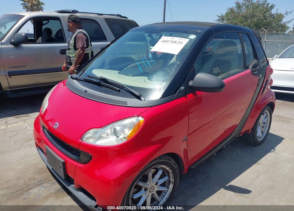 2009 SMART FORTWO BRABUS/PASSION VIN: WMEEK31X39K243804