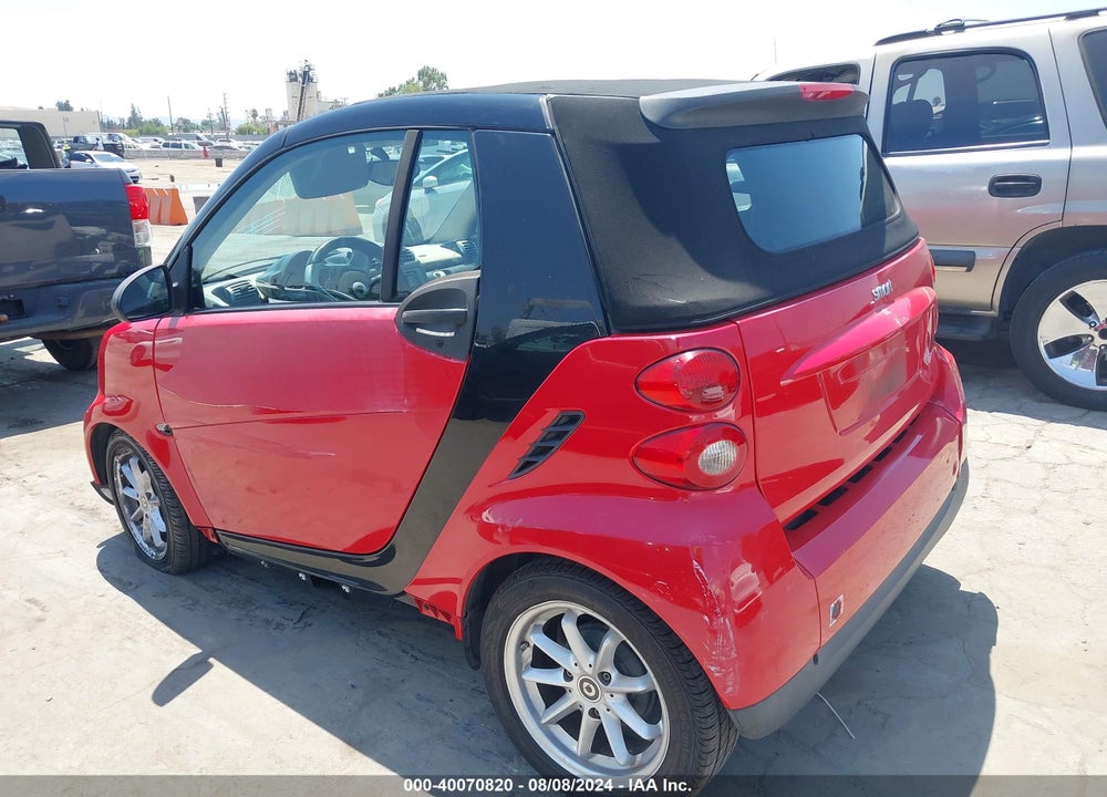 2009 SMART FORTWO BRABUS/PASSION VIN: WMEEK31X39K243804