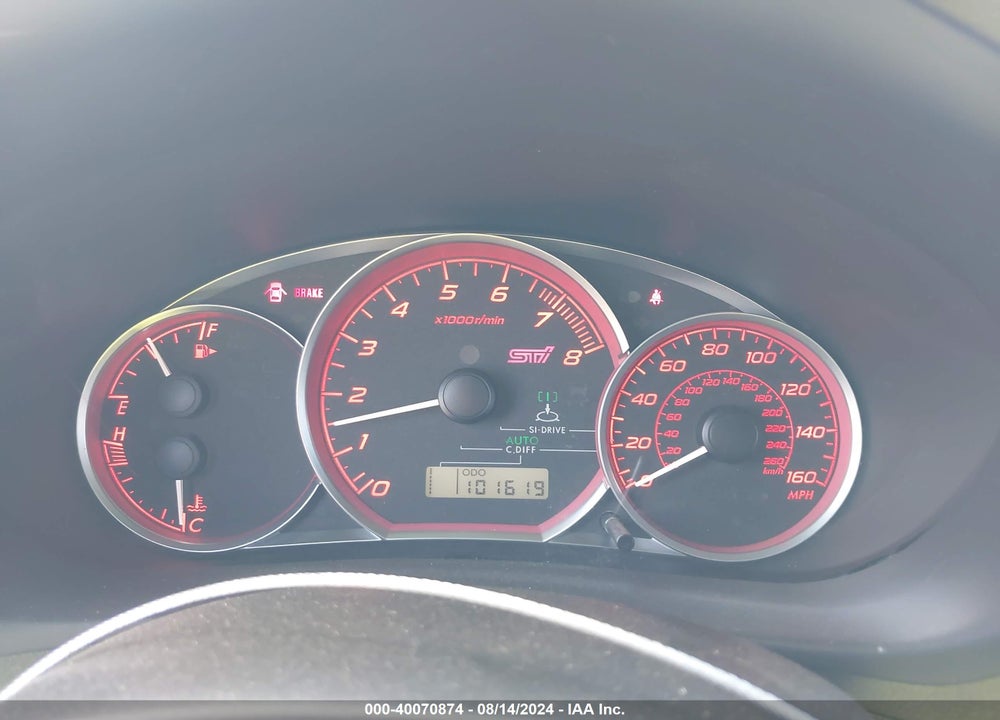 2014 SUBARU IMPREZA WRX STI VIN: JF1GV8H60EL011566