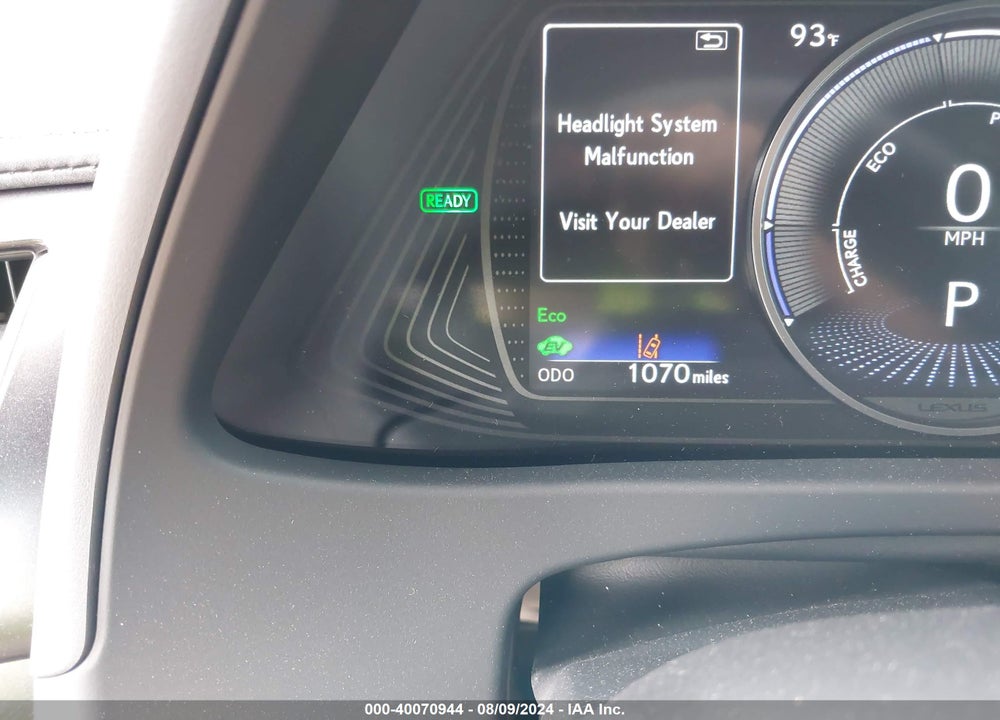 2024 LEXUS UX 250H VIN: JTHX6JBH4R2189435