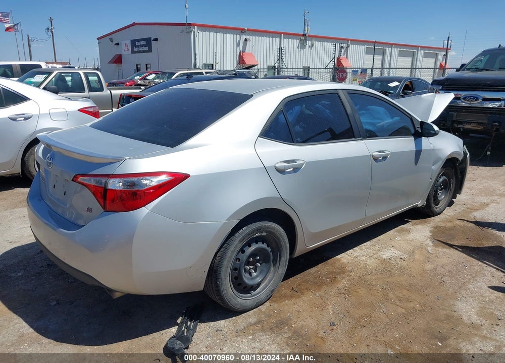 2016 TOYOTA COROLLA S VIN: 5YFBURHE2GP478857