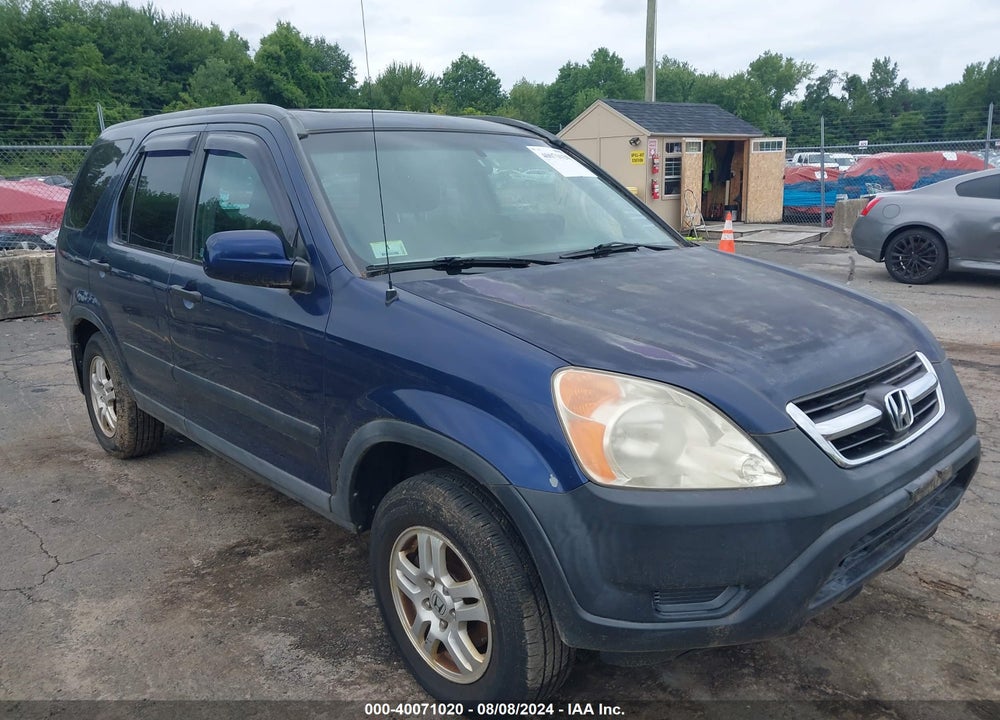 2002 HONDA CR-V EX VIN: SHSRD78802U013035