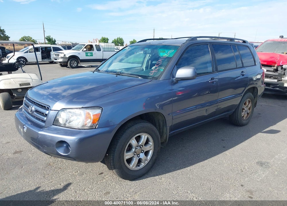 2007 TOYOTA HIGHLANDER V6 VIN: JTEEP21AX70230316